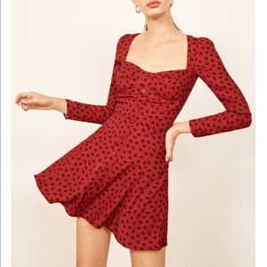 Milla Mini dress by Reformation in red floral